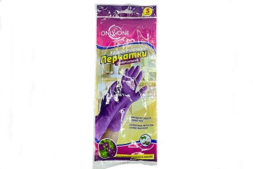 Онли Ван Перчатки хозяйственные с хлопковым напылением Китай